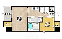ディアコート宿屋町 1SKの間取図画像