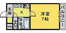 マンションライツ 1Kの間取図画像
