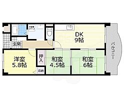 JR阪和線 三国ケ丘駅 徒歩5分 2階/-