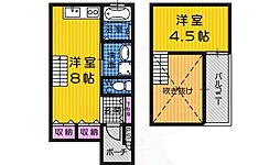 シャルムヴィラ ワンルームの間取図画像