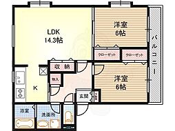 シャンベール 2階/201