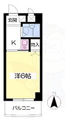 ルミナスハイツ 1Kの間取図画像