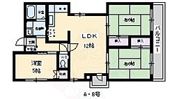 ヴィラ・エイトサイト 3LDKの間取図画像
