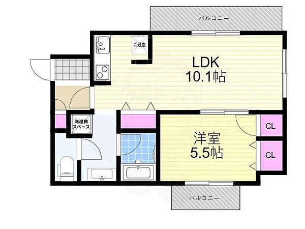 アスティオン梅田 ｜大阪府大阪市北区豊崎１丁目(賃貸マンション1LDK・6階・39.28㎡)の写真 その2