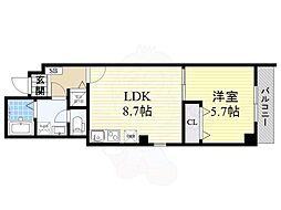 間取図画像 1LDK