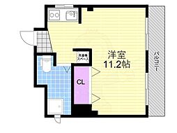 イサム産業ビル ワンルームの間取図画像