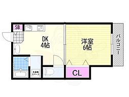 東梅田レジデンス小島 4階/-