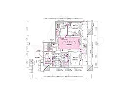 ブランズタワー谷町四丁目 2LDKの間取図画像