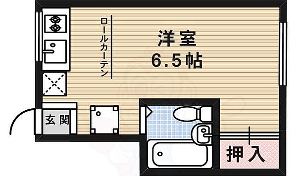 メゾンタガ石橋 ｜大阪府池田市石橋２丁目(賃貸マンション1R・3階・19.00㎡)の写真 その2