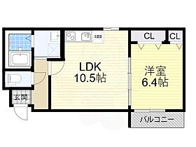 フジパレス池田石橋2番館  ｜ 大阪府池田市豊島北２丁目5番（賃貸アパート1LDK・1階・40.29㎡） その2