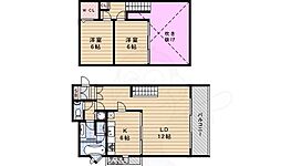 ARK-T's 2SLDKの間取図画像