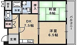 センチュリー21 2DKの間取図画像