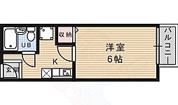 メゾン室町 1Kの間取図画像