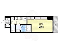 リブネスコート大阪大学前 1Kの間取図画像