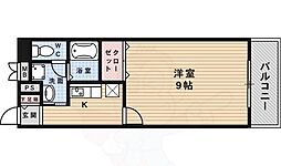 ナルディス池田 1Kの間取図画像