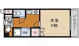 プレステージK 1Kの間取図画像