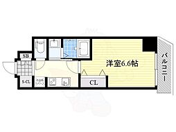 PARKHILLS池田Lien 1Kの間取図画像