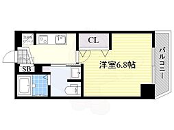 PARKHILLS池田Lien 1Kの間取図画像