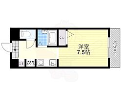 N.グラン・ラール 1Kの間取図画像