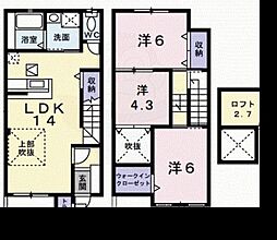 グリーンヒル 3LDKの間取図画像