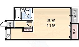ハイツ青山 ワンルームの間取図画像