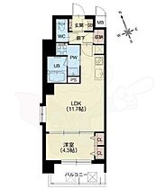 LA GRACE FUKUSHIMA2  ｜ 大阪府大阪市福島区吉野４丁目25番7号（賃貸マンション1LDK・3階・40.01㎡） その2