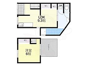 大阪府大阪市此花区高見２丁目（賃貸一戸建1LDK・1階・58.24㎡） その2