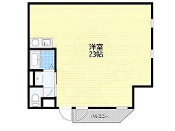 リーブル春日出 ワンルームの間取図画像