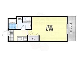 プランドールDG 1Kの間取図画像