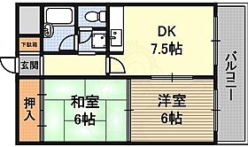 プルグランド  ｜ 大阪府大阪市東淀川区豊新５丁目18番21号（賃貸マンション2LDK・5階・43.74㎡） その2