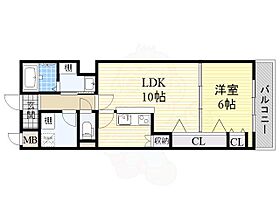 プリンスコート新高  ｜ 大阪府大阪市淀川区新高４丁目12番10号（賃貸マンション1LDK・6階・48.00㎡） その2