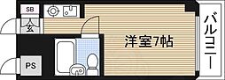 新大阪ハイグレートコーポ 1Kの間取図画像
