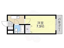 第一嵯峨ハイツ 2階/-