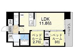 アーバングランデ新大阪 8階/-
