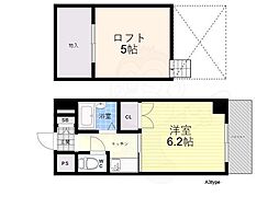 YSハイム 1Kの間取図画像