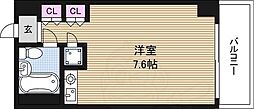 メゾン第5新大阪 ワンルームの間取図画像