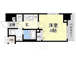セイワパレス東三国駅前 1Kの間取図画像