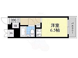 ライオンズマンション新大阪第3 ワンルームの間取図画像