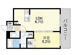 新大阪ファミール東館(別館) 2階