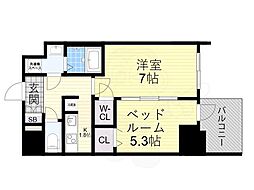 COMFORIALIV新大阪WEST 2Kの間取図画像