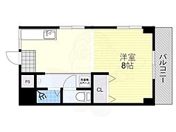 第三豊晃マンション 1DKの間取図画像