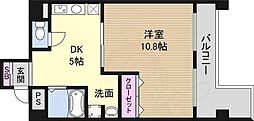 大拓ハイツ6 1DKの間取図画像