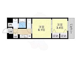 ファステート大阪マジョリティ 5階