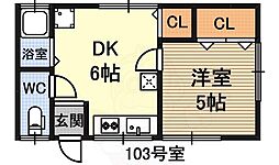 レーヴ柴島 1階