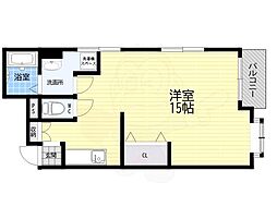 大屋ビル ワンルームの間取図画像