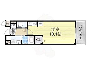 サルドゥセジュール  ｜ 大阪府大阪市住吉区清水丘１丁目（賃貸マンション1R・1階・27.25㎡） その2