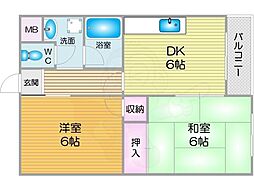 河波マンション 4階