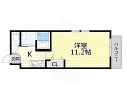 フジパレス北加賀屋3番館 2階/-