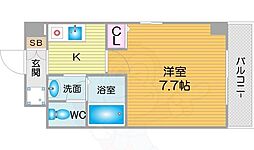 M'PLAZA住吉公園壱番館 1Kの間取図画像