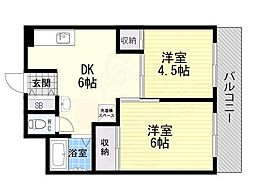 グリーンコーポ北加賀屋 2階/-